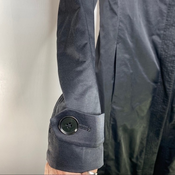 Kenneth Cole Black Sateen Trench - Picture 11 of 15